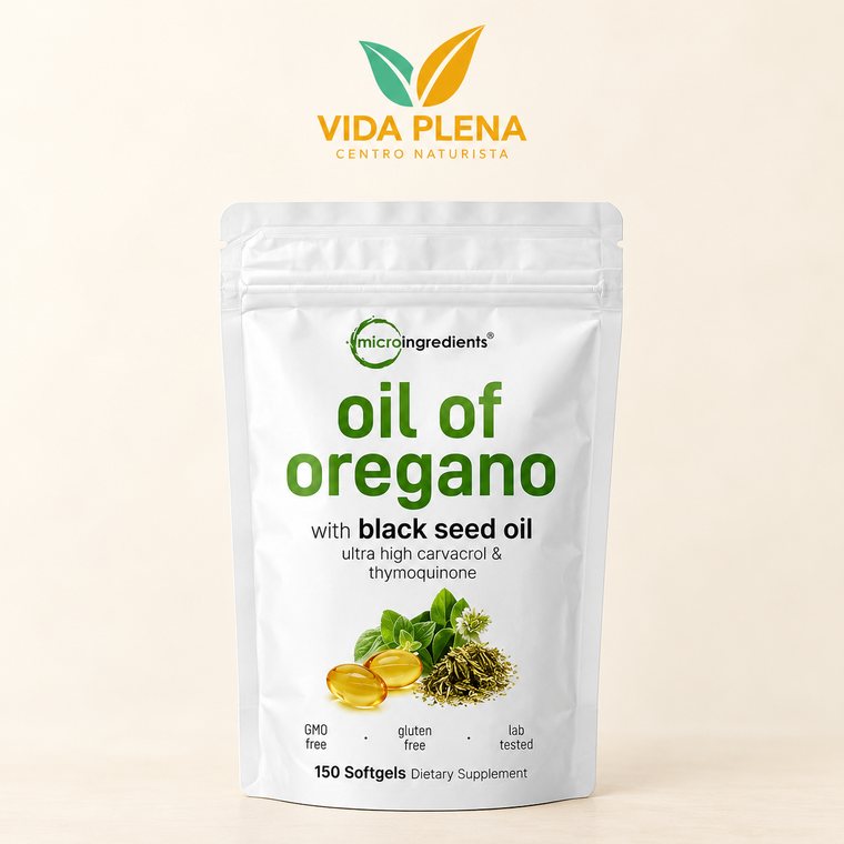 Oil of Orégano 100 Cap blandas · Equilibrio Digestivo · Vida Plena Tuluá