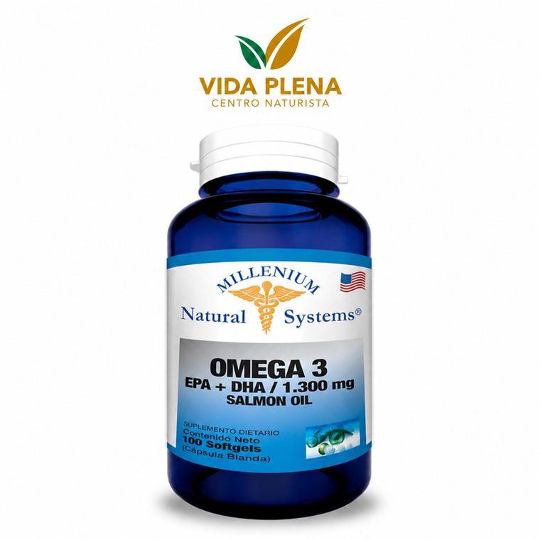 Omega 3 x 100 Cap Natural Systems · Corazón & Circulación · Vida Plena Tuluá