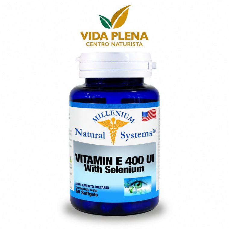 Vitamina E 400 mg x 60 Sof Systems · Vitalidad y Nutrición · Vida Plena Tuluá