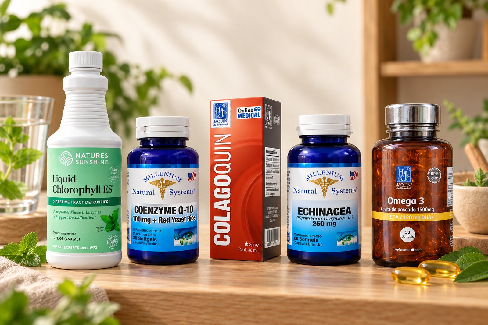 Productos naturales del catálogo de Vida Plena en Tuluá